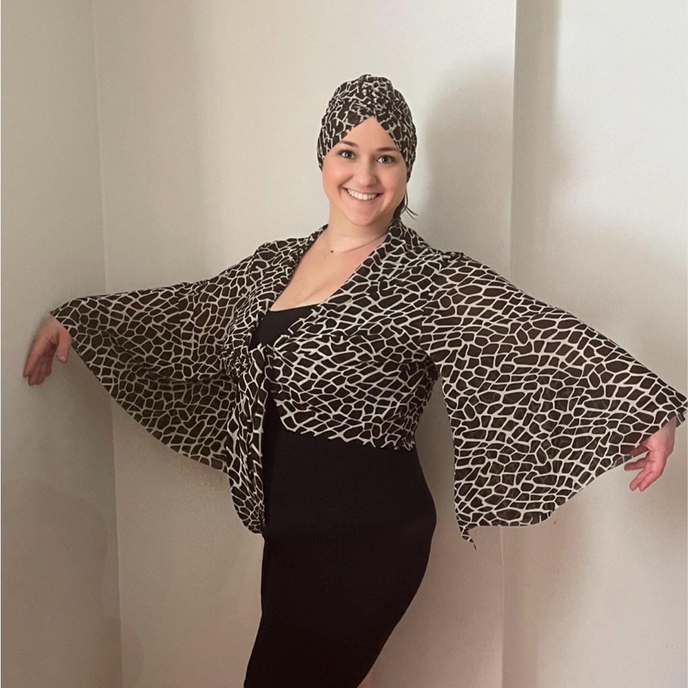 Boho Wrap Crop Top/Bell Sleeve Crop Top/Tie front bell sleeve front tie handmade